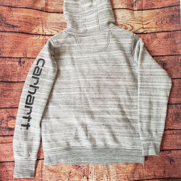 Carhartt Women's Clarksburg Graphic Sleeve Pullover Sweatshirt Hoodie - Picture 5 of 5